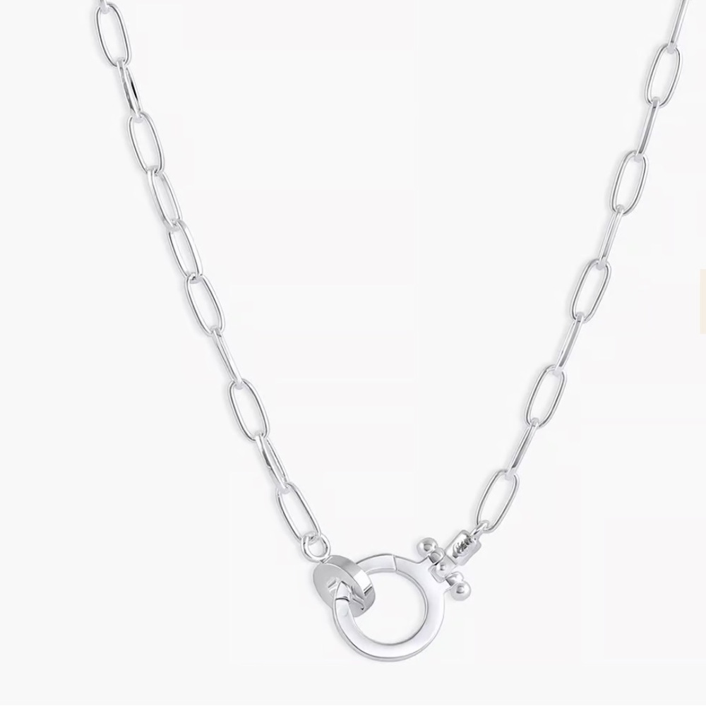 Gorjana Parker Mini Necklace in Silver
